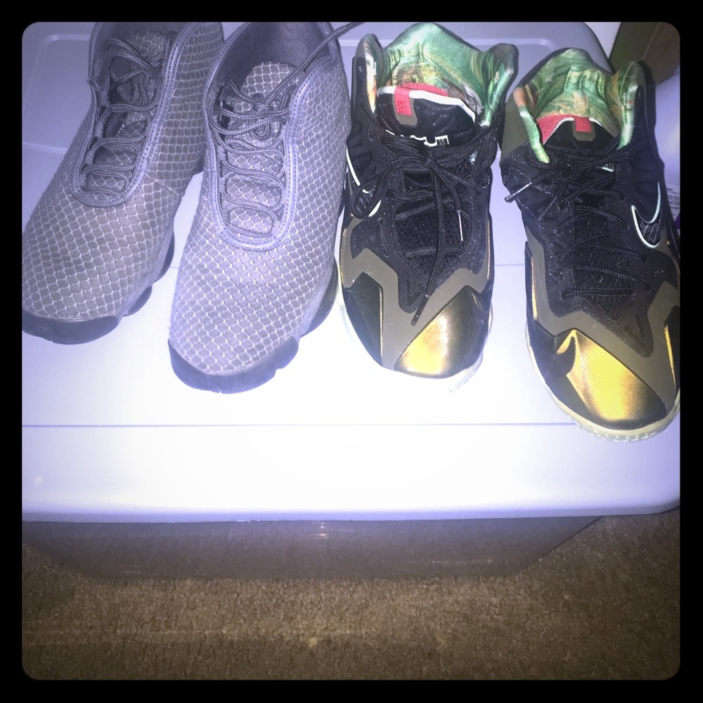 Big boys Jordan and Nike sneakers